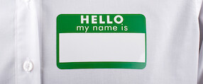 "Hello my name is" Labels